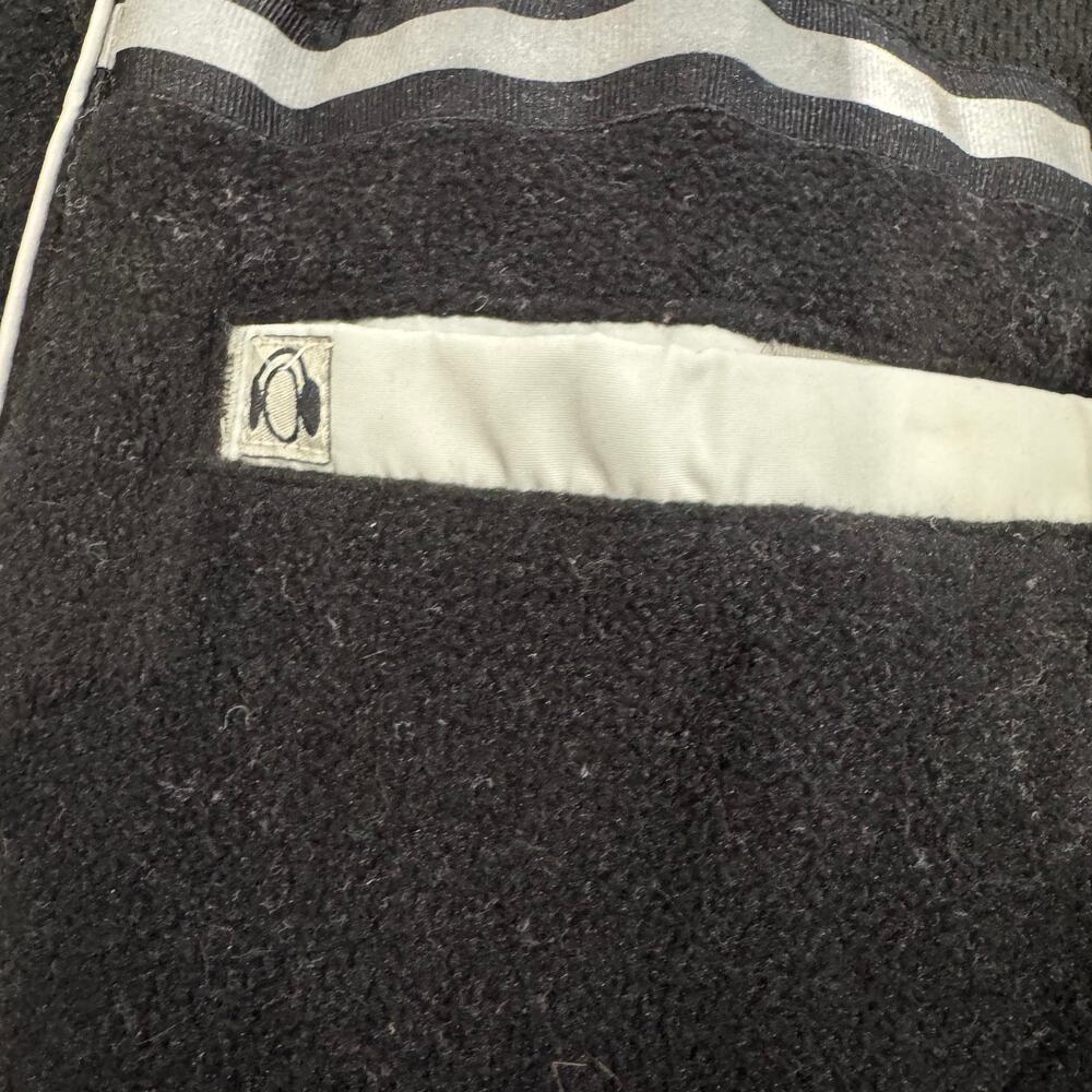 St. John's Bay Men's XXL Full Zip Hooded Fleece Lined Jacket Gray Black VGUC - Picture 8 of 11
